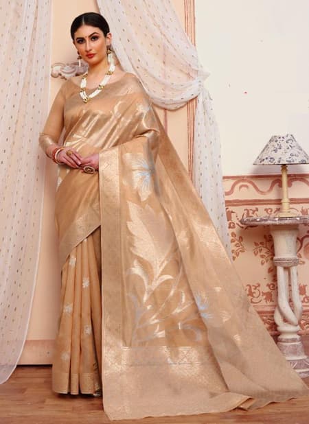 Kalika Silk New Handloom Weaving Designer Sarees Collection 61005-61005E